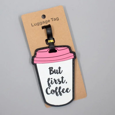 Jauka čemodāna etiķete Saldējums un kūkas Ceļojumu piederumi Bagāžas etiķete Silikagels Čemodāna ID Adrese Turētājs Iekāpšanas zīme