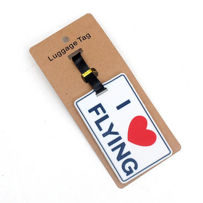 Αξεσουάρ ταξιδιού Χαριτωμένα ζώα & φρούτα Ετικέτα αποσκευών Silica Gel Βαλίτσα ID Διευθύνσεις Κάτοχος αποσκευών Ετικέτες επιβίβασης Φορητή ετικέτα