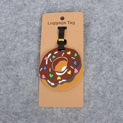 Αξεσουάρ ταξιδιού Χαριτωμένα ζώα & φρούτα Ετικέτα αποσκευών Silica Gel Βαλίτσα ID Διευθύνσεις Κάτοχος αποσκευών Ετικέτες επιβίβασης Φορητή ετικέτα