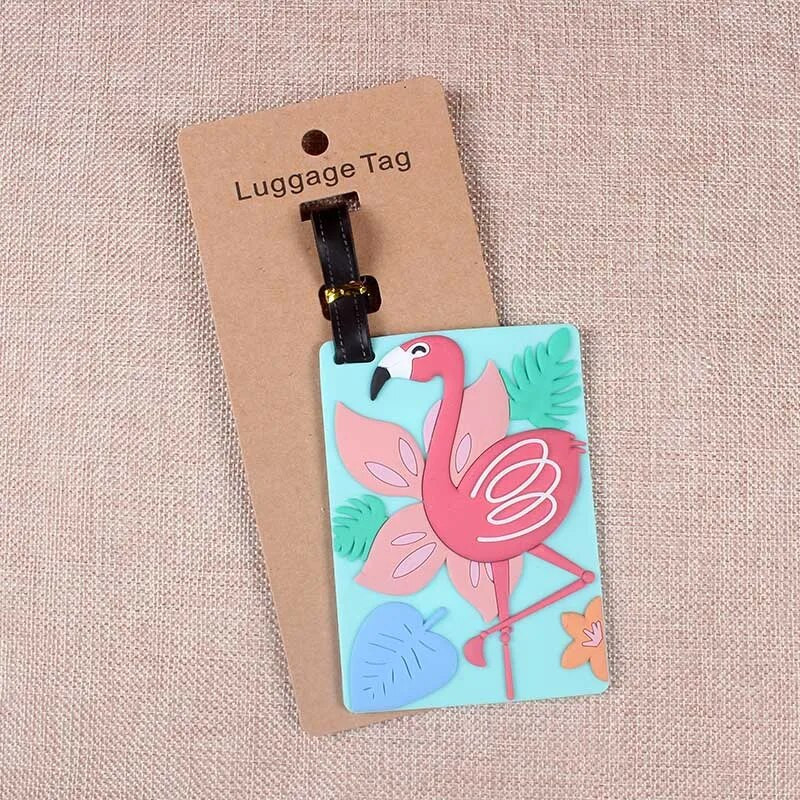 Jauks vienradzis Augstas kvalitātes ceļojumu piederumi Bagāžas etiķete Silikona čemodāna ID Adrese Bagāžas iekāpšanas zīme Pārnēsājama etiķete