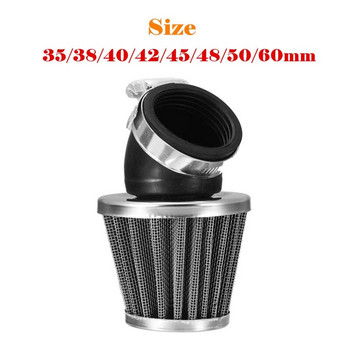 Universal Motorcycle Filter Air Cleaner Fit 50cc 110cc 125 140cc Motorcycle Pit Dirt Bike ATV Scooter 35/38/40/42/45/48/50/60mm