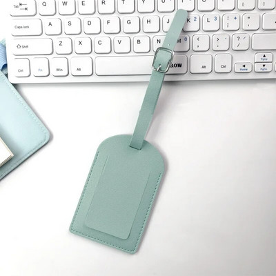 4GB PU bagāžas birka Gaisma Mīksta ceļojumu aksesuāri Ceļojumu krāsa Lidmašīnas bagāžas zīme iekāpšanas karte Čemodāna birka Pu āda
