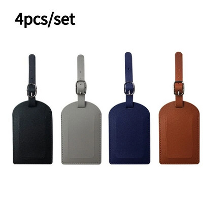 4GB PU bagāžas birka Gaisma Mīksta ceļojumu aksesuāri Ceļojumu krāsa Lidmašīnas bagāžas zīme iekāpšanas karte Čemodāna birka Pu āda