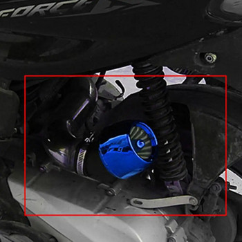 Φίλτρο εισαγωγής καθαριστή αέρα μοτοσικλέτας 24mm-48mm Πλένεται επαναχρησιμοποιούμενο για Yamaha Kawasaki Suzuki For Honda Bobber Chopper Cruiser