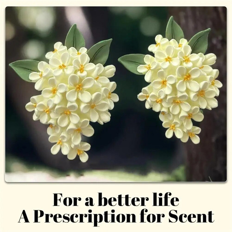 Osmanthus Fragrans Automašīnu Aromterapija Akmens Gaisa kondicionētājs Outlet Salona apdare Meitene Interjera Apdare Auto Aksesuāri