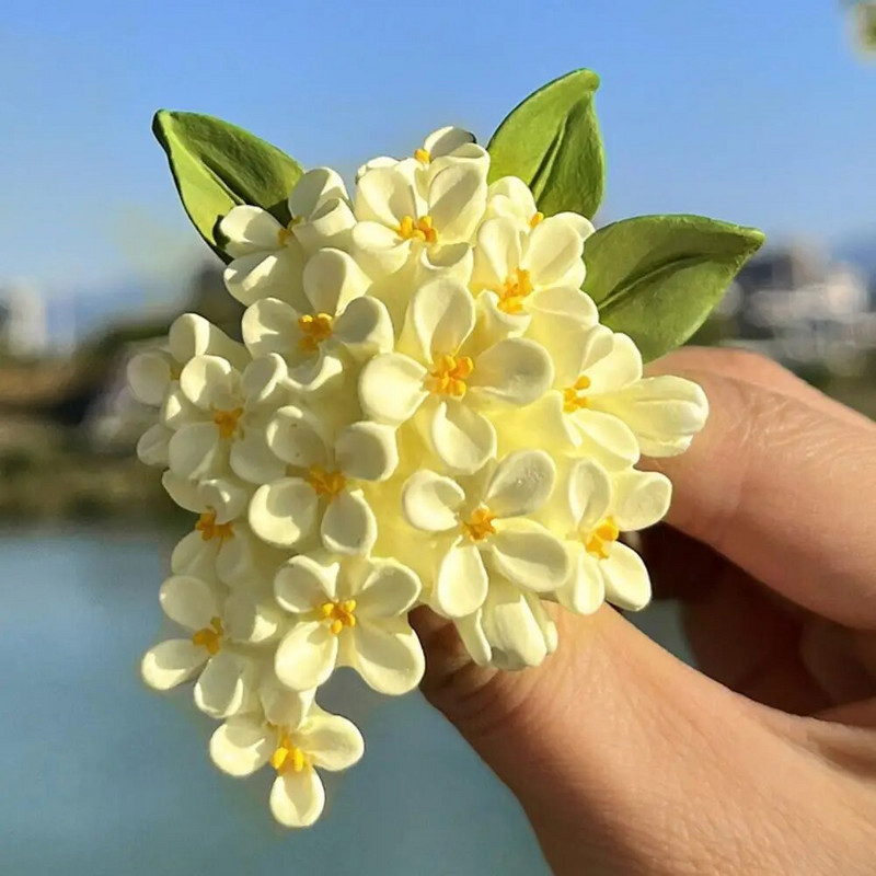 Osmanthus Fragrans Automašīnu Aromterapija Akmens Gaisa kondicionētājs Outlet Salona apdare Meitene Interjera Apdare Auto Aksesuāri