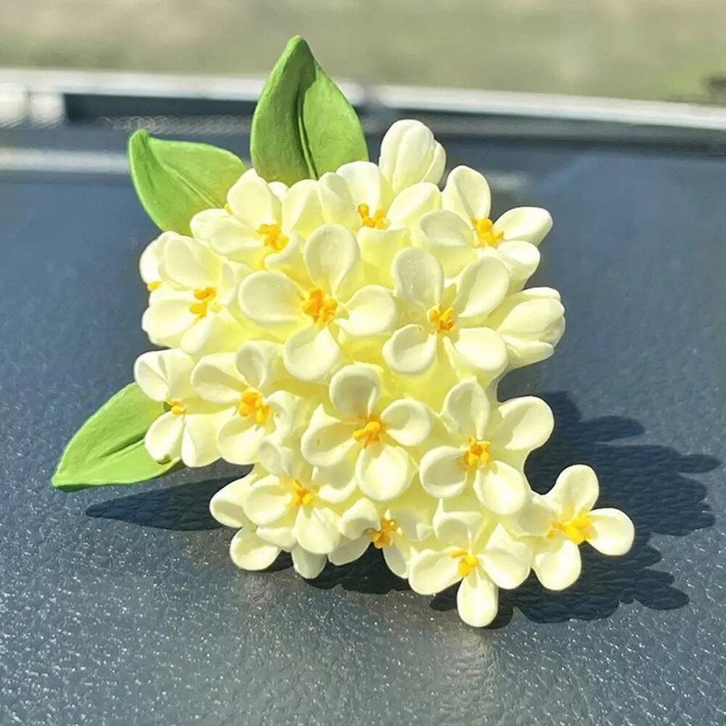 Osmanthus Fragrans Automašīnu Aromterapija Akmens Gaisa kondicionētājs Outlet Salona apdare Meitene Interjera Apdare Auto Aksesuāri