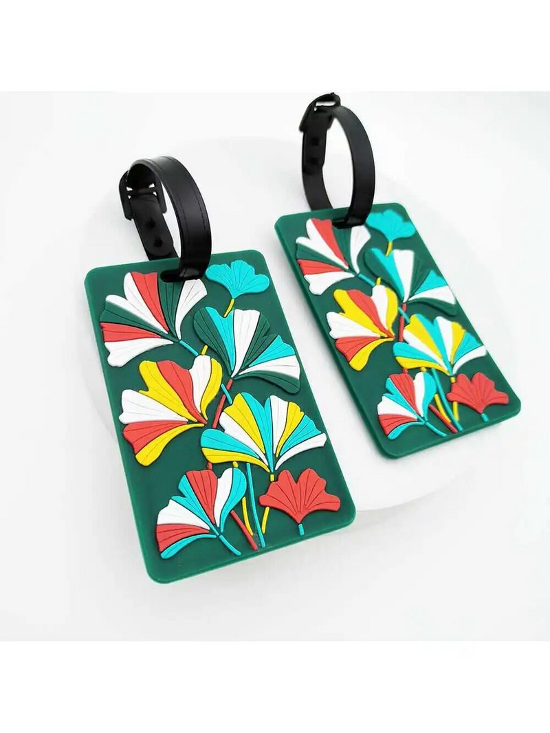 1 ΤΕΜ χαριτωμένα αξεσουάρ ταξιδιού Ετικέτες αποσκευών Βαλίτσα στυλ κινουμένων σχεδίων μόδας Φορητή ετικέτα ταξιδιού Φορητή ετικέτα