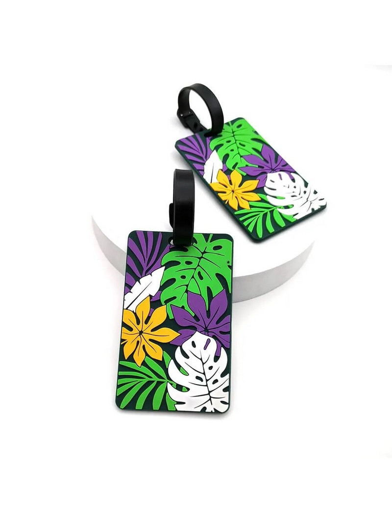 1 ΤΕΜ χαριτωμένα αξεσουάρ ταξιδιού Ετικέτες αποσκευών Βαλίτσα στυλ κινουμένων σχεδίων μόδας Φορητή ετικέτα ταξιδιού Φορητή ετικέτα