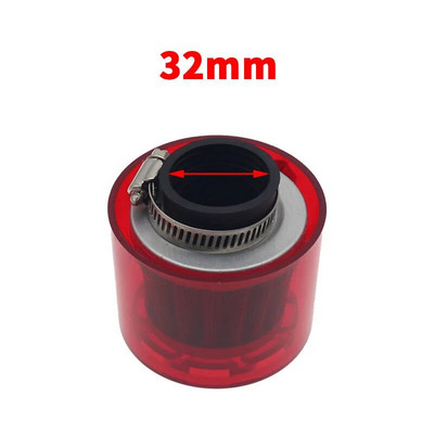 Universāls zils/sarkans 32/35/38/42/48-50mm motociklu motociklu gaisa filtra tīrītājs 50cc 110cc 125cc ATV PIT Dirt Bike, šļakatām izturīgs