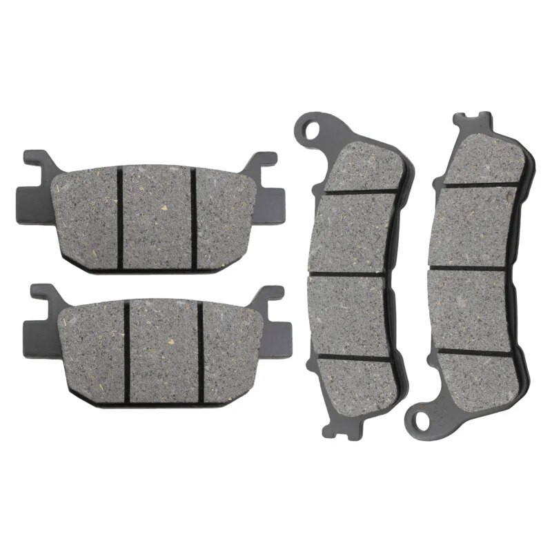 4gab/komplektā motocikla priekšējie un aizmugurējie bremžu kluči priekš Honda Forza 250 NSS250 2005 2006 2007 2008 2009