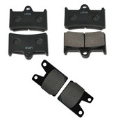 Motocikla pilns komplekts priekšējie aizmugurējie bremžu kluči priekš Yamaha YZFR7 YZF-R7 1999-2001 YZFR1 YZF-R1 1998-2001