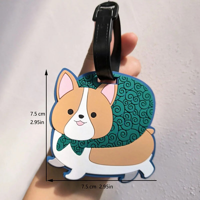 1Gb Silikona burtu čemodāns Bagāžas bagāžas PVC etiķetes Nosaukums ID Somas identifikators Etiķete Ceļojumu piederumi Unisex