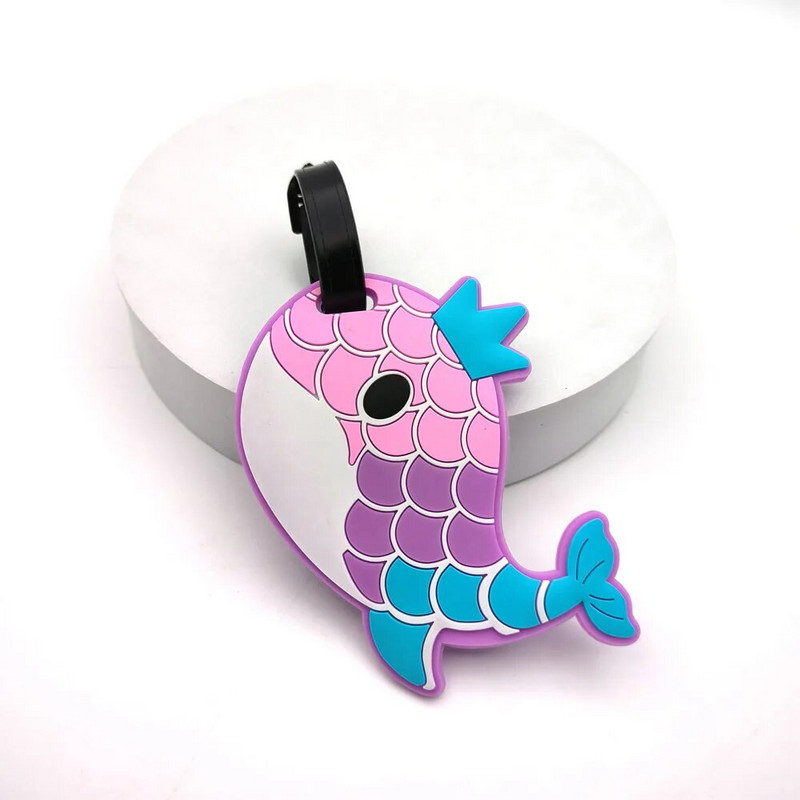 1Gb Silikona burtu čemodāns Bagāžas bagāžas PVC etiķetes Nosaukums ID Somas identifikators Etiķete Ceļojumu piederumi Unisex