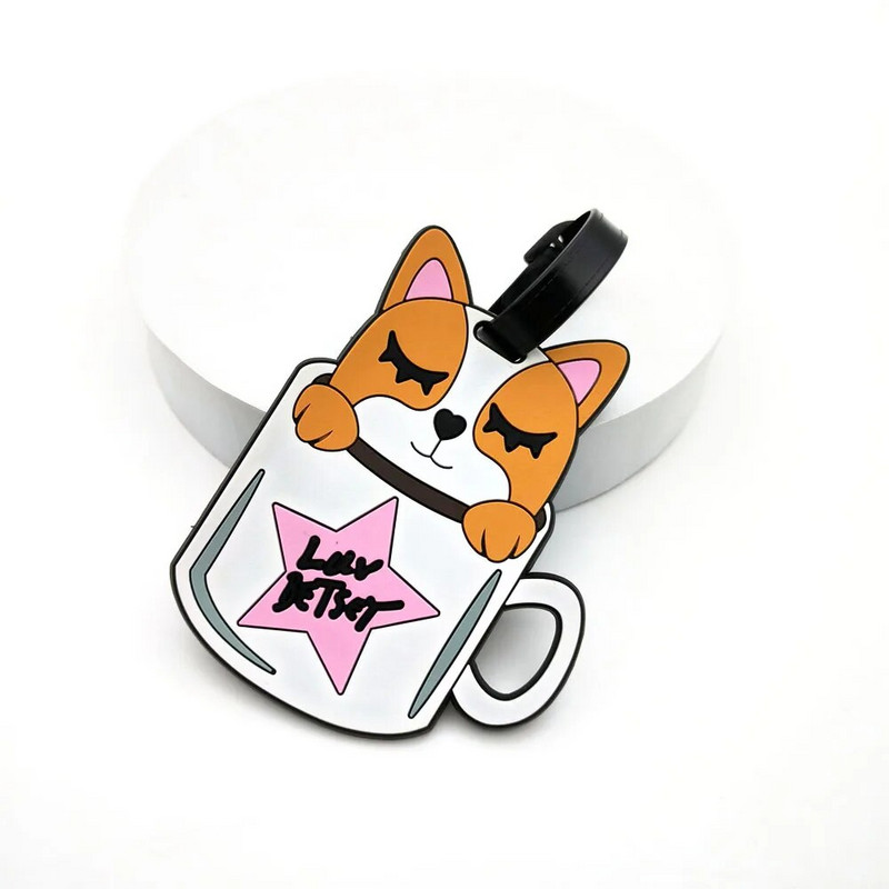 1Gb Silikona burtu čemodāns Bagāžas bagāžas PVC etiķetes Nosaukums ID Somas identifikators Etiķete Ceļojumu piederumi Unisex