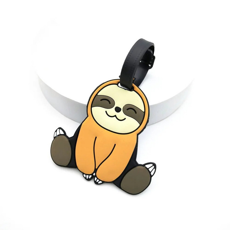 1Gb Silikona burtu čemodāns Bagāžas bagāžas PVC etiķetes Nosaukums ID Somas identifikators Etiķete Ceļojumu piederumi Unisex