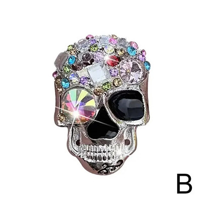 Forši galvaskausa automobiļu dekori, aromatizētāji automobiļu aromātu difuzorā, automašīnu smaržu ventilācijas atverē, smaržu klipši Automašīnu gaisa smaržas aromāti Aksesuāri S3X3