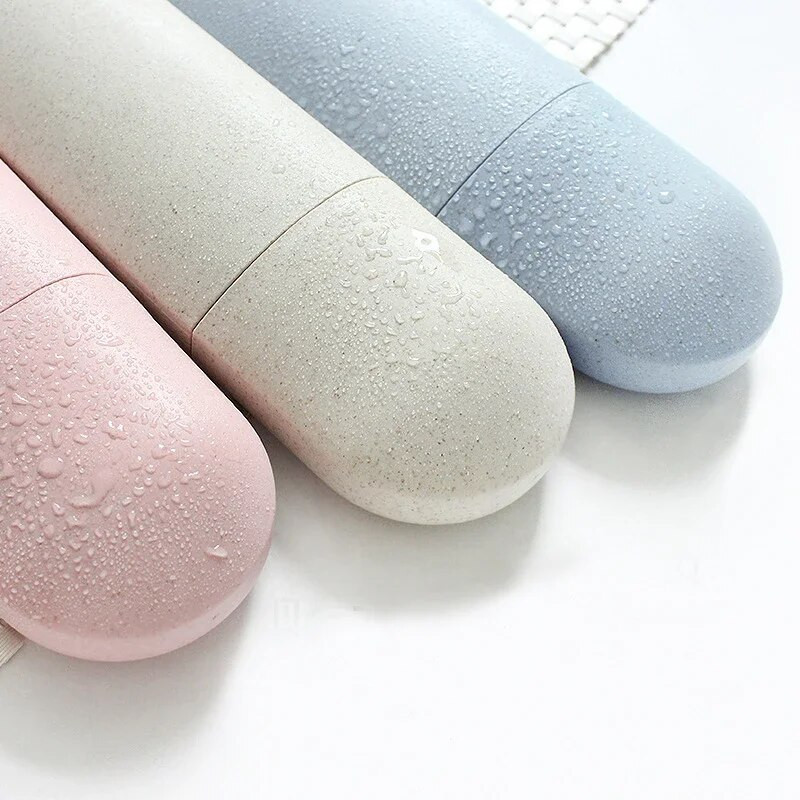 Μόδα φορητή θήκη οδοντόβουρτσας για άντρες και γυναίκες Αξεσουάρ ταξιδιού Κάλυμμα οδοντόβουρτσας Τσάντα μπάνιου