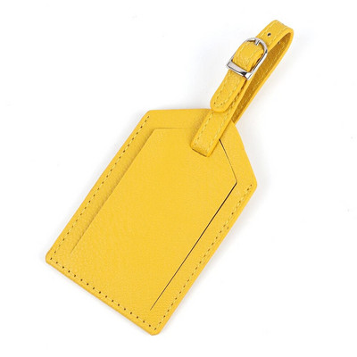 Ādas bagāžas etiķete Ceļojumu čemodāna nosaukums Adrese ID Bagāžas etiķetes Adreses turētājs Pārnēsājamas iekāpšanas birkas Ceļojumu piederumi