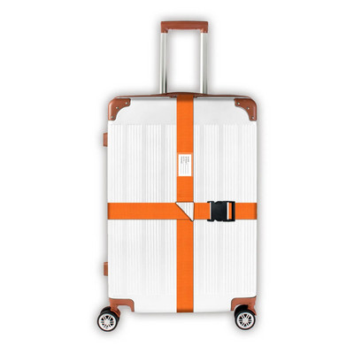 Bagāžas sprādzes siksna Ceļojumu piederumi Regulējami 420 CM čemodānu jostas Varavīksnes bagāžas iepakošanas josta