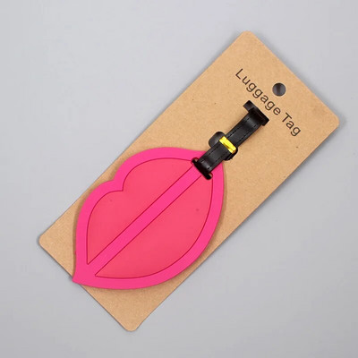 Ceļojumu piederumi Skaista varavīksnes bagāžas etiķete silikagela čemodāna ID adreses turētājs bagāžas iekāpšanas zīme pārnēsājama etiķete