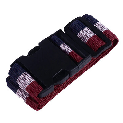 2M Regulējama neilona slēdzene ceļojumu bagāžas siksnas Aizsargājošs ceļojuma piederumi Čemodāna iepakošanas josta