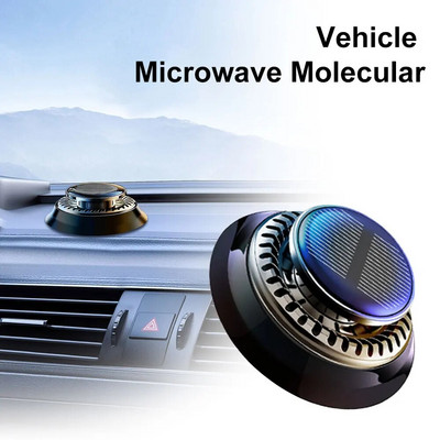 Solar Car Air Freshener Aromatherapy Diffuser Aluminum Alloy Fragrance DIY Perfume Decoration Remove Odor Interior Accessories