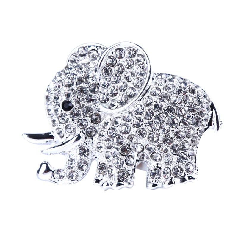 Diamond Crystal Elephant Car Gaisa Kondicionieris Gaisa Izplūdes Smaržu Klips Auto Salona Apdare