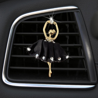 Ballet Girl Car Smaržu Clip Gaisa kondicionētājs Outlet Smaržu Spraude Balerina Girl Atsvaidzinātājs Smaržas Spraude Automašīnu dekoru Aksesuāri