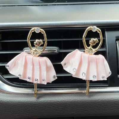 Ballet Girl Car Smaržu Clip Gaisa kondicionētājs Outlet Smaržu Spraude Balerina Girl Atsvaidzinātājs Smaržas Spraude Automašīnu dekoru Aksesuāri