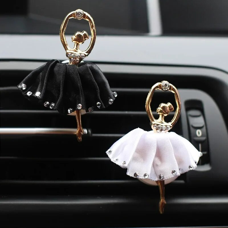 Ballet Girl Car Smaržu Clip Gaisa kondicionētājs Outlet Smaržu Spraude Balerina Girl Atsvaidzinātājs Smaržas Spraude Automašīnu dekoru Aksesuāri