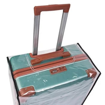 Διαφανής προστατευτική θήκη αποσκευών 18-30 ιντσών Κάλυμμα αποσκευών ταξιδιού Αδιάβροχη προστατευτική θήκη αποσκευών