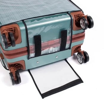Διαφανής προστατευτική θήκη αποσκευών 18-30 ιντσών Κάλυμμα αποσκευών ταξιδιού Αδιάβροχη προστατευτική θήκη αποσκευών