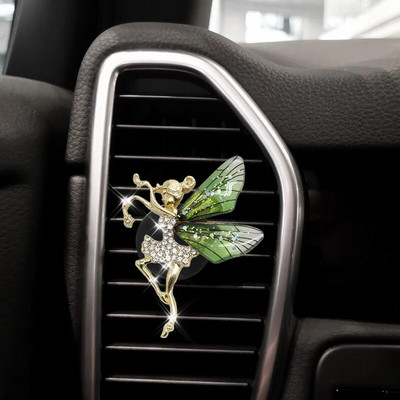 Meiteņu auto gaisa kondicionieris, smaržu klipsis Izsmalcināts dekors Cute Aksesuāri Viss automašīnām Piederumi sieviešu automašīnai