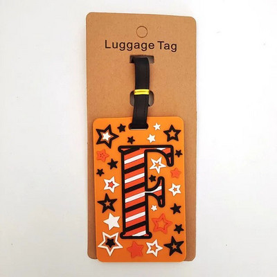 Creative Letter Ceļojumu piederumi Bagāžas etiķete Karikatūra Silikagela Čemodāna ID Adrese Turētājs Bagāžas Iekāpšanas Birkas Pārnēsājama etiķete