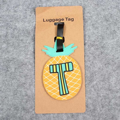 Creative Letter Ceļojumu piederumi Bagāžas etiķete Karikatūra Silikagela Čemodāna ID Adrese Turētājs Bagāžas Iekāpšanas Birkas Pārnēsājama etiķete