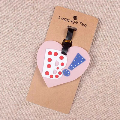 Creative Letter Ceļojumu piederumi Bagāžas etiķete Karikatūra Silikagela Čemodāna ID Adrese Turētājs Bagāžas Iekāpšanas Birkas Pārnēsājama etiķete