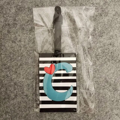 Creative Letter Ceļojumu piederumi Bagāžas etiķete Karikatūra Silikagela Čemodāna ID Adrese Turētājs Bagāžas Iekāpšanas Birkas Pārnēsājama etiķete