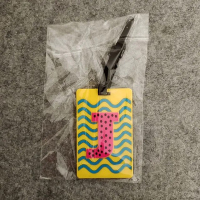 Creative Letter Ceļojumu piederumi Bagāžas etiķete Karikatūra Silikagela Čemodāna ID Adrese Turētājs Bagāžas Iekāpšanas Birkas Pārnēsājama etiķete