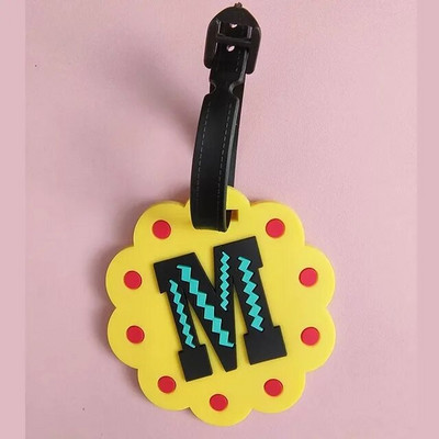 Creative Letter Ceļojumu piederumi Bagāžas etiķete Karikatūra Silikagela Čemodāna ID Adrese Turētājs Bagāžas Iekāpšanas Birkas Pārnēsājama etiķete