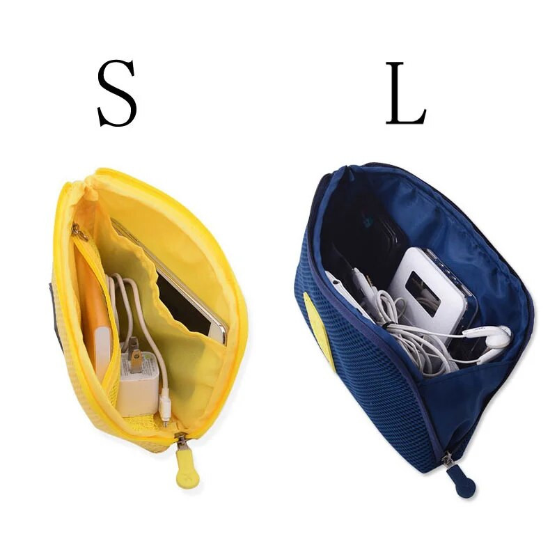 Ceļojumu triecienizturīgs digitālās glabāšanas komplekts datu kabeļa lādētāja apdares komplekts Ceļojumu organizatoram nepieciešamie ceļojumu piederumi