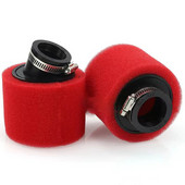 Sarkans putu gaisa filtrs 35mm 38mm 42mm 45mm 48mm sūkļa tīrītājs mopēda motorollera netīrumu bedres motocikls