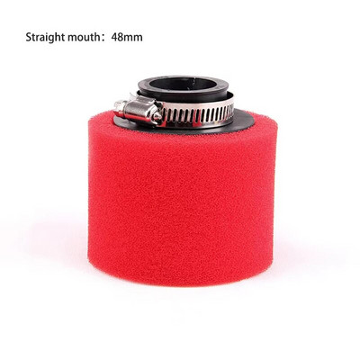 Sarkans putu gaisa filtrs 35mm 38mm 42mm 45mm 48mm sūkļa tīrītājs mopēda motorollera netīrumu bedres motocikls