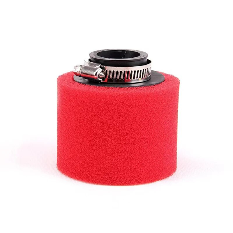 Sarkans putu gaisa filtrs 35mm 38mm 42mm 45mm 48mm sūkļa tīrītājs mopēda motorollera netīrumu bedres motocikls