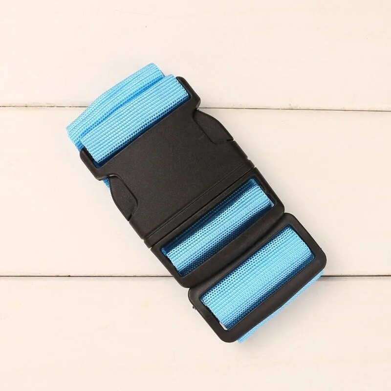 1 τμχ 2m Ρυθμιζόμενος ιμάντας αποσκευών χιαστί ζώνη συσκευασίας Βαλίτσα ταξιδιού Nylon Lock Πόρπη λουράκι Ζώνες αποσκευών Αξεσουάρ τσάντα κάμπινγκ