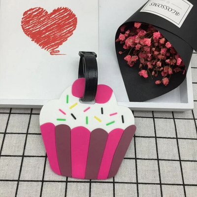 Fashion Fruits Ceļojumu piederumi Radoša bagāžas etiķete Silikagela čemodāna ID Adrese Bagāžas iekāpšanas birkas Pārnēsājama etiķete