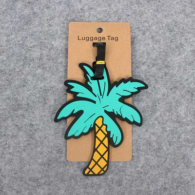 Fashion Fruits Ceļojumu piederumi Radoša bagāžas etiķete Silikagela čemodāna ID Adrese Bagāžas iekāpšanas birkas Pārnēsājama etiķete