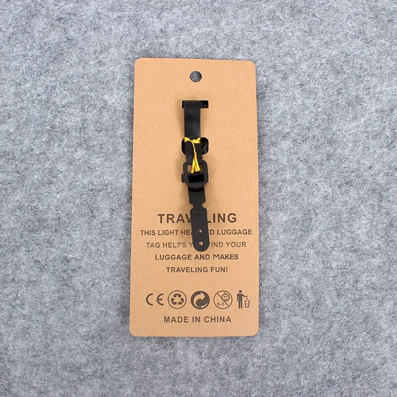Fashion Fruits Ceļojumu piederumi Radoša bagāžas etiķete Silikagela čemodāna ID Adrese Bagāžas iekāpšanas birkas Pārnēsājama etiķete