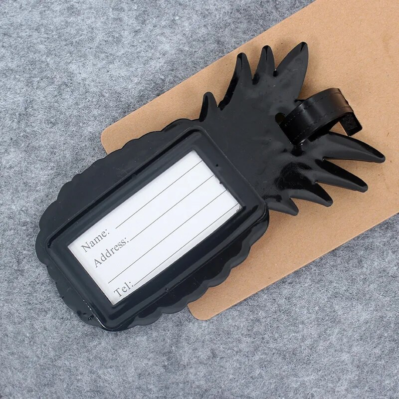 Fashion Fruits Ceļojumu piederumi Radoša bagāžas etiķete Silikagela čemodāna ID Adrese Bagāžas iekāpšanas birkas Pārnēsājama etiķete