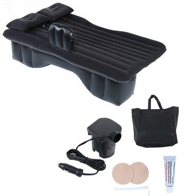 Pripučiama automobilio lova, pripučiamas čiužinys kelionei galinei sėdynei su pompa, poilsio miego kempingas